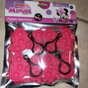 Minnie Mouse 4pk Mini Pop It Keychains